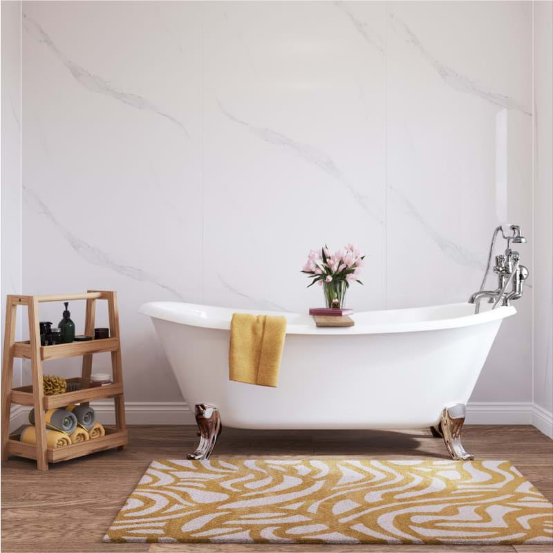 Splashpanel PVC Wall Panel 2400x1000x10mm (PACK 2) - Carrara Marble - SPWCALMAR