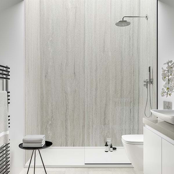 Grant Westfield Multipanel Contemporary Wall Panel - Jupiter Silver 3458