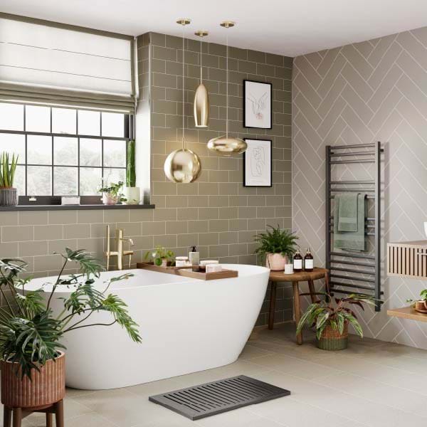 Grant Westfield Multipanel Metro Tile Wall Panel - Sage Green MT638M