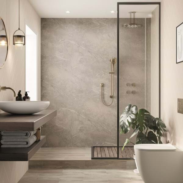 Grant Westfield Multipanel Pure Wall Panel - Valmasino Marble MP074