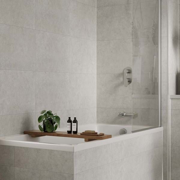 Grant Westfield Multipanel Large Tile Wall Panel - White Mineral MT486