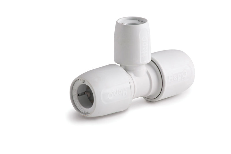 Wavin Hep2o 15mm x 15mm x 10mm Reducing Tee - HD13/15W