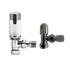 Kartell K-Therm Refined Angled Twin TRV Valve Pack