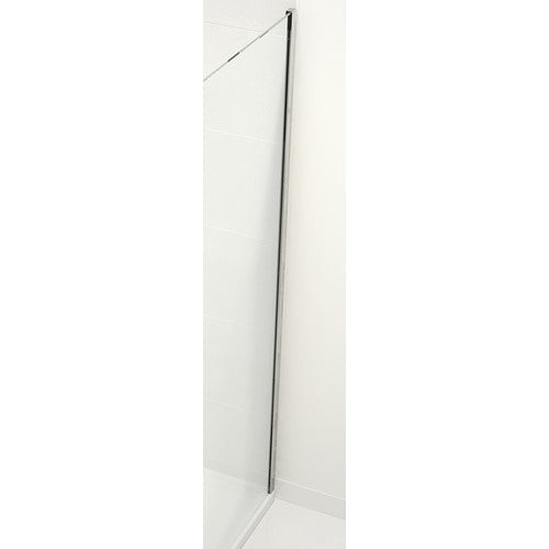 Kudos Ultimate Walk In Wetroom Panel Wall Post Kit - Chrome