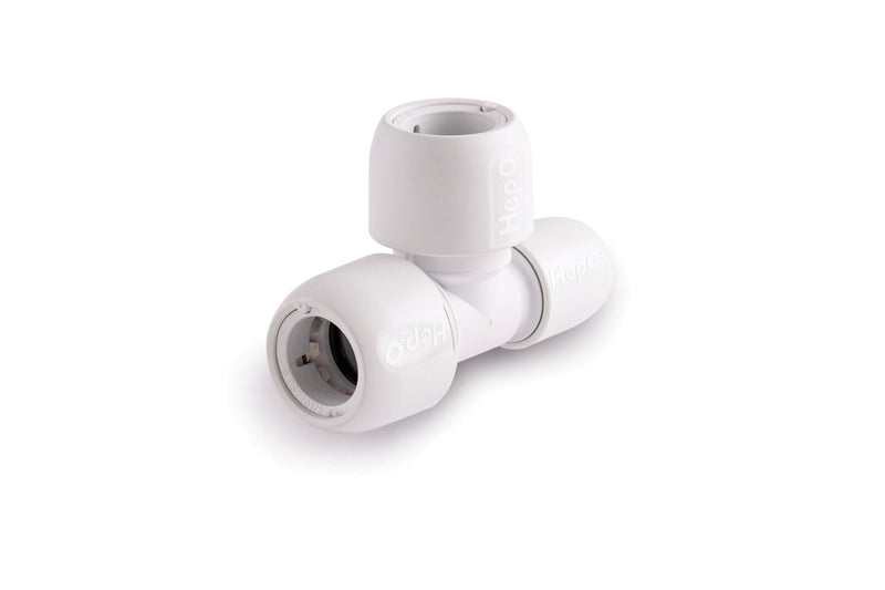 Wavin Hep2o 22mm x 15mm x 22mm Reducing Tee - HD12/22W