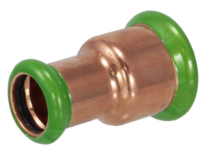 Pegasus M-Profile WRAS Press Fitting 35x28mm Reducing Coupler - 435525