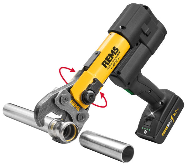 REMS Akku-Press 22V Press-Fit Pistol With Steel Case - 576024