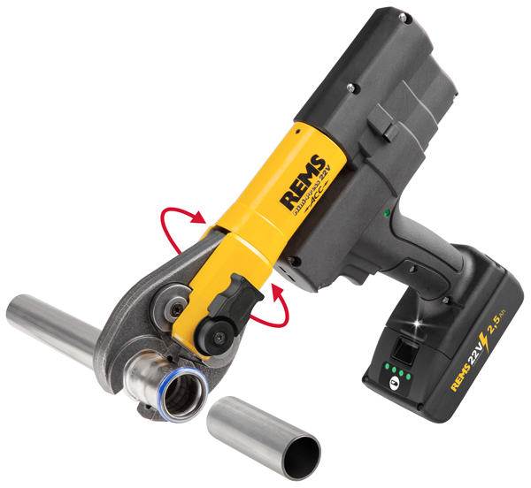 REMS Mini-Press 22V Press-Fit Pistol With L-Boxx - 578014