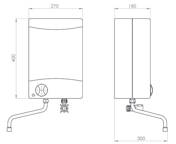 Hyco Handyflow 5L Oversink Water Heater - HF05LM