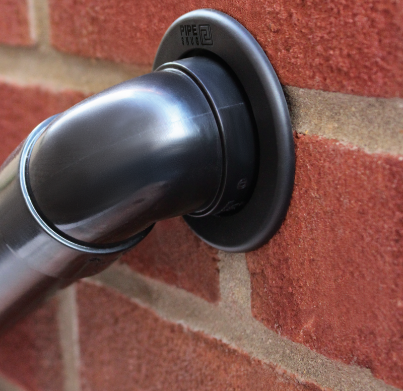PipeSnug Waste Pipe Collar - 32mm Black (2 PACK) - PS32BK2PKSF