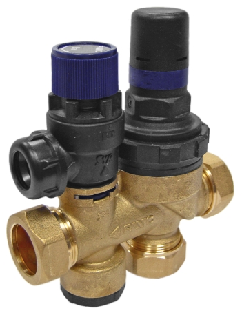 KBS030 - Multibloc Combination Valve With Pressure Reducing Valve - Kent Plumbing Supplies