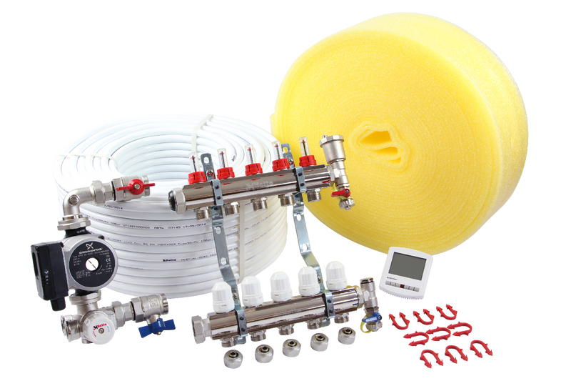 Hetta Complete Wet Underfloor Heating Pack - 20m² - KIT20HP