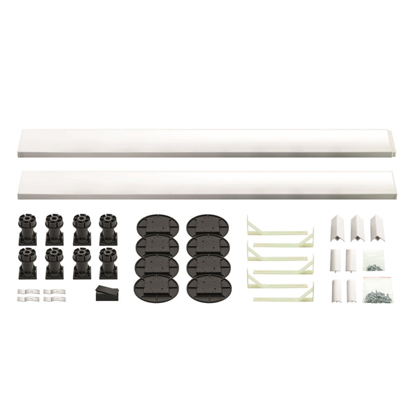K-Vit Low Profile Square/Rectangle Easy Plumb Kit - 1400-1800mm - Kent Plumbing Supplies