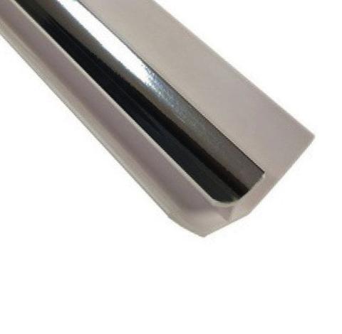 K-Vit PVC Wall Panel Trim - Internal Winged Corner ABS Chrome - Kent Plumbing Supplies