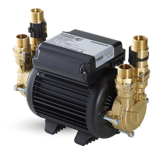 Stuart Turner Monsoon Standard 1.5 Bar Twin Shower Pump - 46506