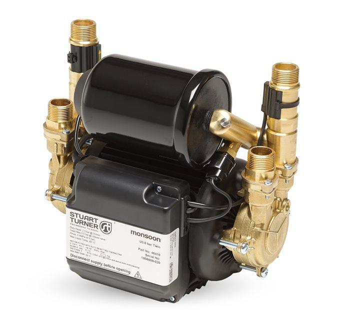 Stuart Turner Monsoon Universal 4.0 Bar Twin Shower Pump - 46411