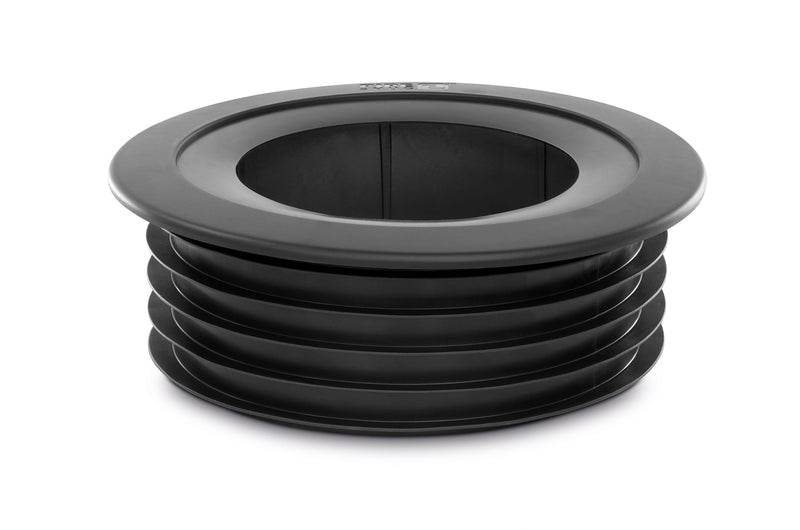 PipeSnug Waste Pipe Collar - 110mm Black - PS110BKSF