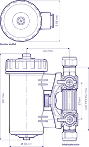 MagnaClean Professional 2 System Filter - 22mm - Kent Plumbing Supplies