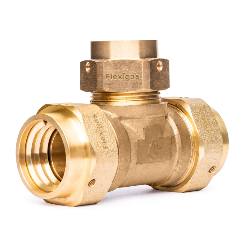 Flexigas CSST 22x15x22mm Reducing Tee - TR 22-15-22