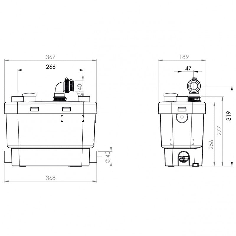 Saniflo SFA Sanivite+ Sink & Appliance Macerator - 6004