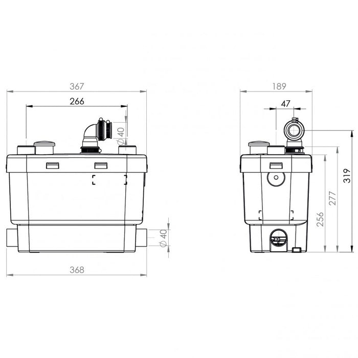Saniflo SFA Sanivite+ Sink & Appliance Macerator - 6004