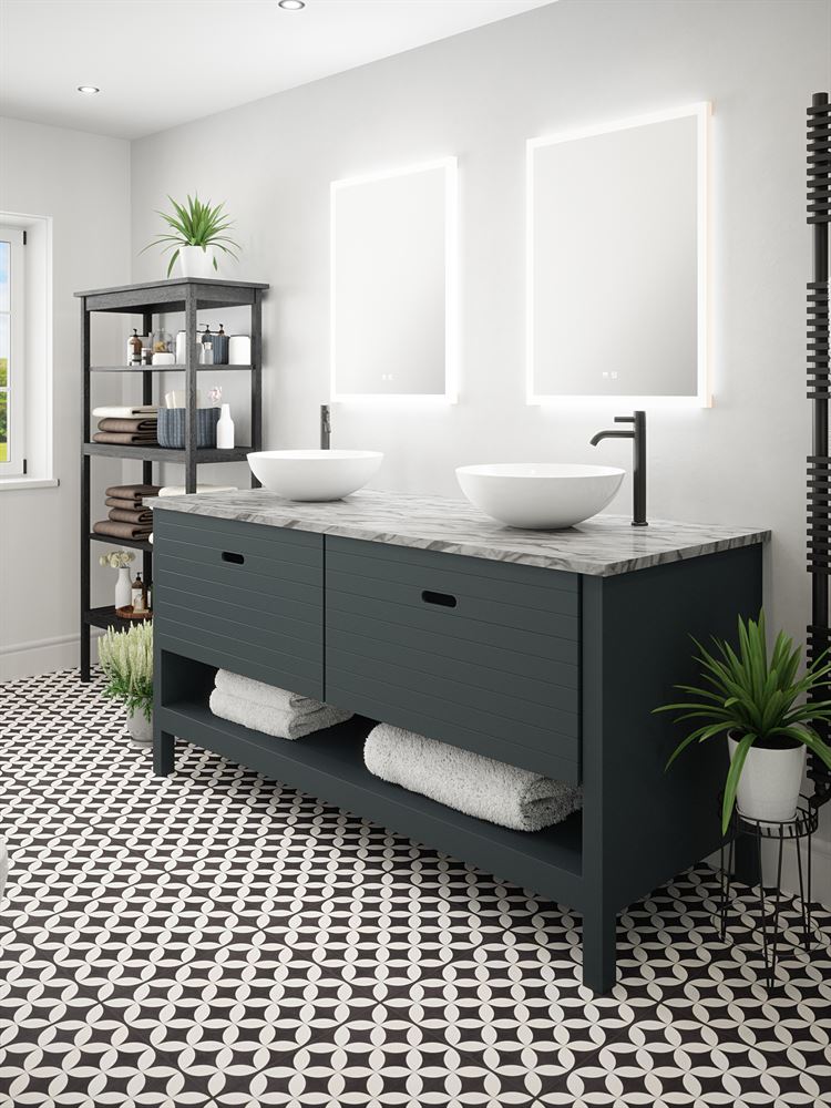 Sycamore Milton 600x800mm Tuneable LED Mirror With Demister - SY9007