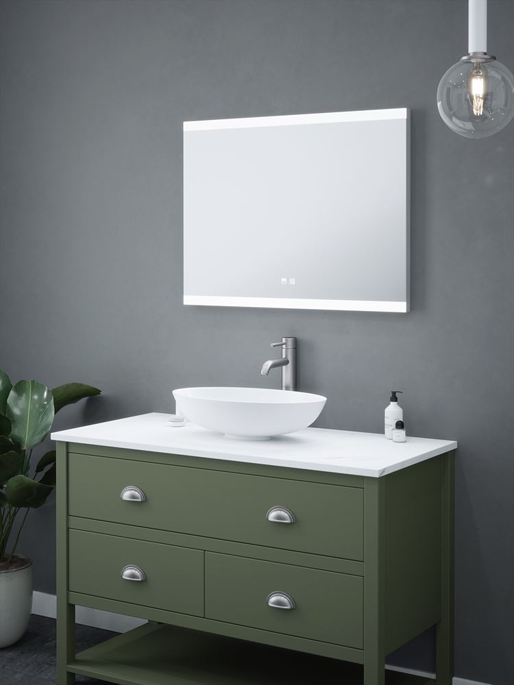 Sycamore Hamilton 800x600mm Tuneable LED Mirror With Demister & Bluetooth Speaker - SY9015/SPEAKER