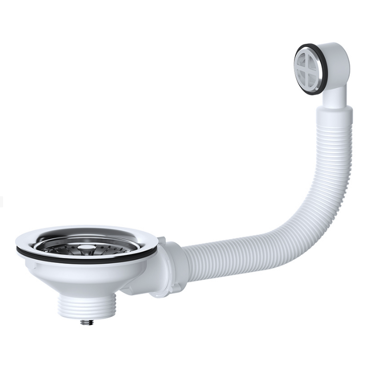 Viva 40mm Basket Strainer Waste & Overflow Chrome PP0010 - Kent Plumbing Supplies