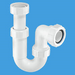 McAlpine ASA10 Seal Tubular P-Trap Adjustable Inlet 1.1/4"x 3" - Kent Plumbing Supplies