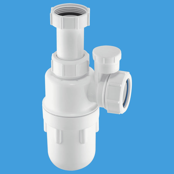 McAlpine C10AV Bottle Trap Adjustable Inlet Anti-Syphon 1.1/2" - Kent Plumbing Supplies
