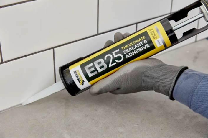 Sika Everbuild EB25 Sealant & Adhesive - Crystal Clear 605674/EB25CLEAR