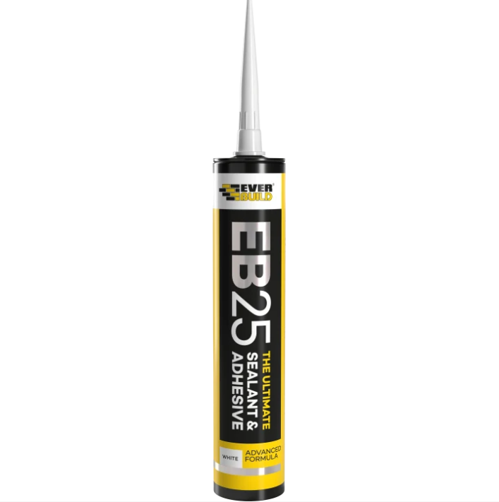Sika Everbuild EB25 Sealant & Adhesive - Crystal Clear 605674/EB25CLEAR