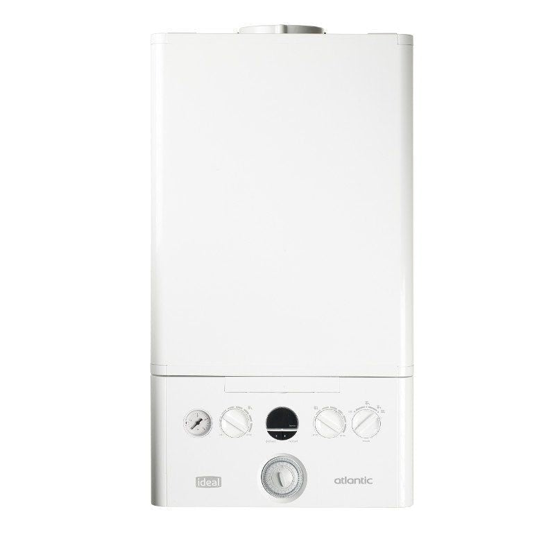 Ideal Atlantic 35KW Combination Boiler, Clock & Horizontal Flue