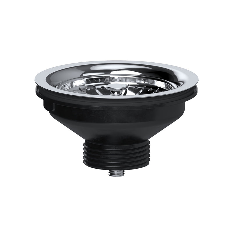 Viva 40mm Basket Strainer Waste Without Overflow Chrome - PP0011