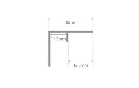 Grant Westfield Multipanel Invisible Corner Wall Panel Trim Type 101 - MPIHCML